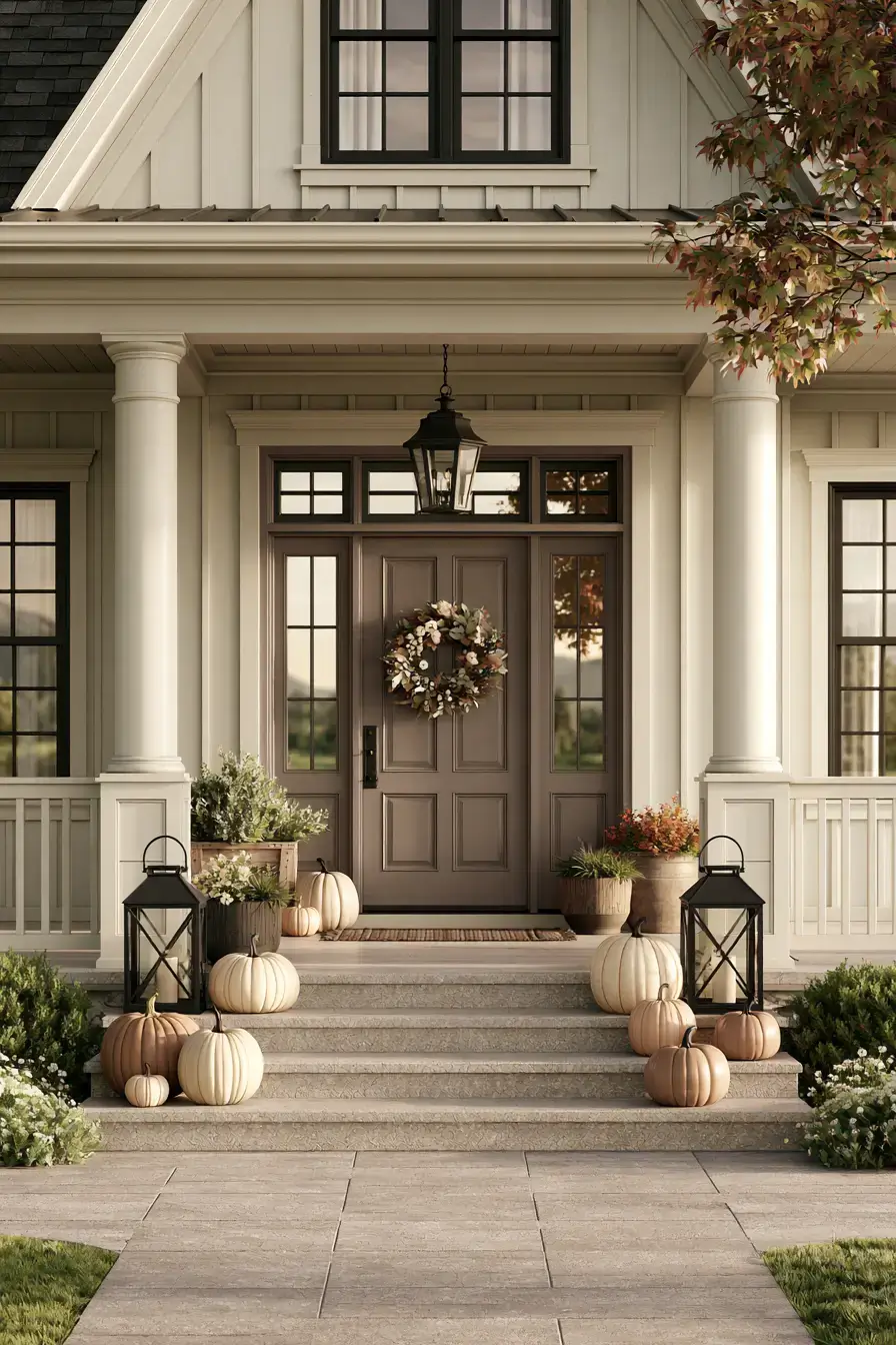 minimalist fall decor 9 Minimalist Fall Porch Ideas