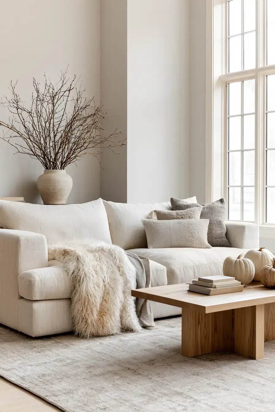fall home decor 9 Minimalist Fall Touches