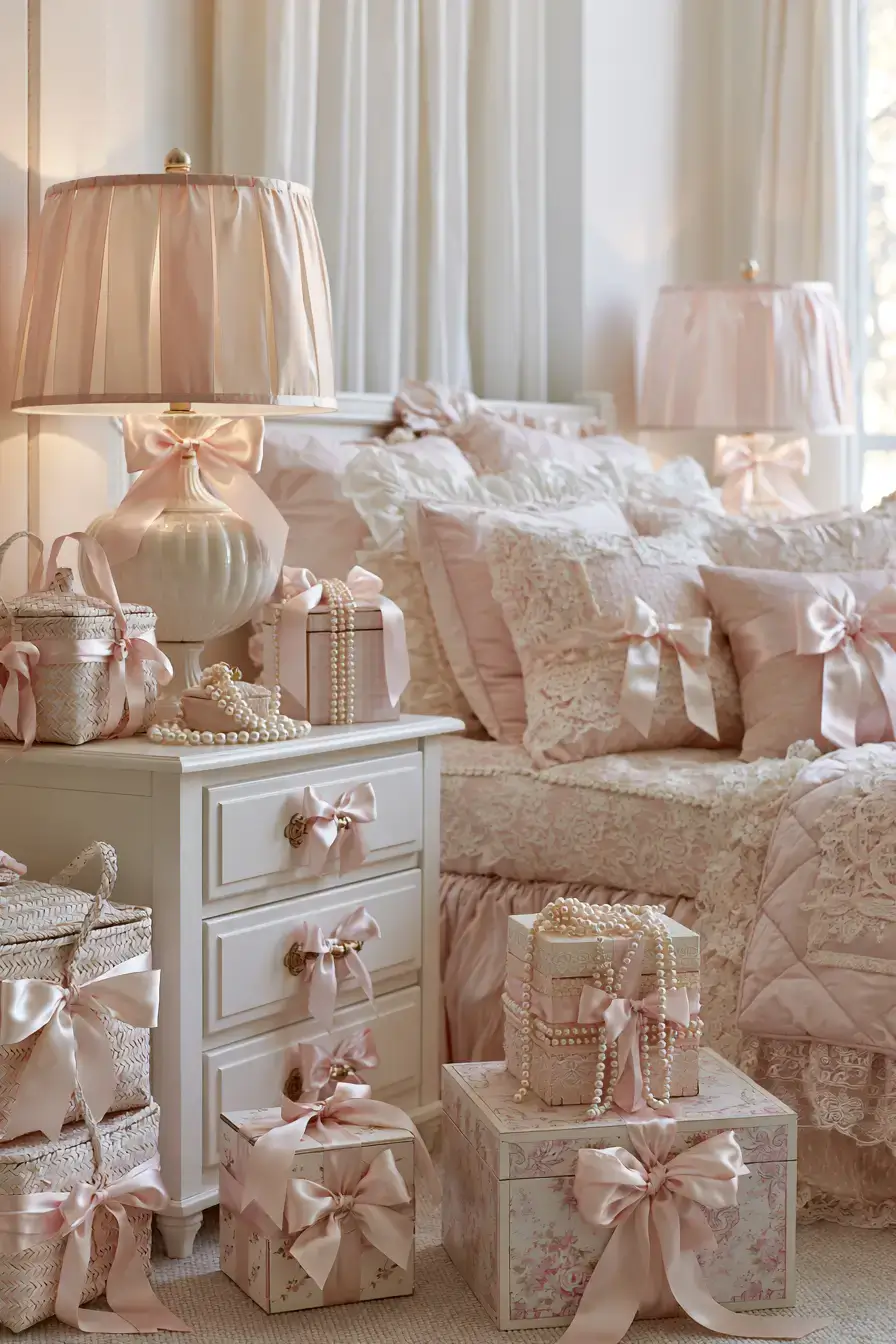 Coquette Room Decor 9 Satin Ribbon Decor Ideas