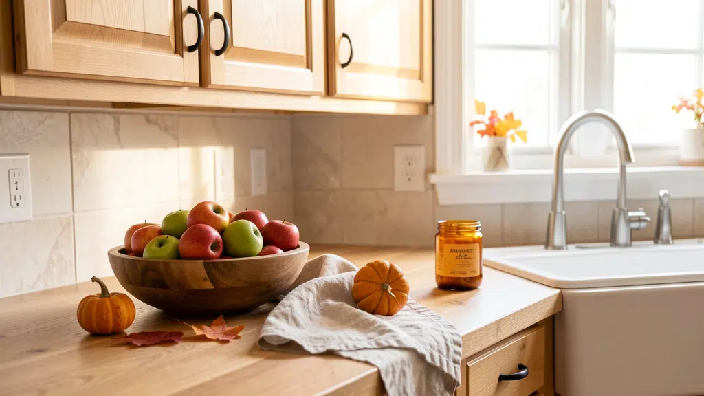 27 Fall Kitchen Decor Ideas That Make Everyday Cooking Feel Like the Season fall kitchen decor