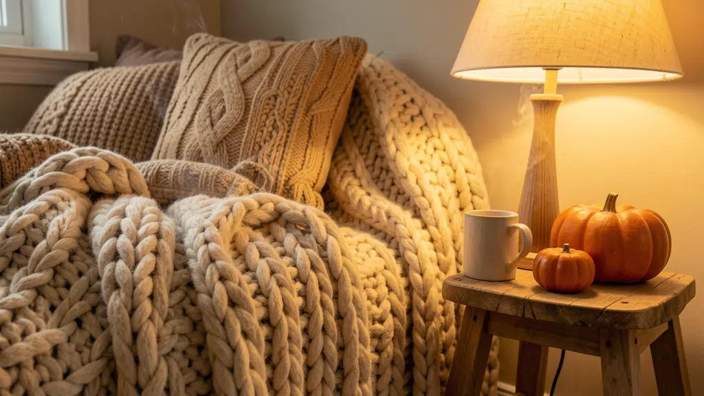 27 Cozy Fall Decor Ideas That Make Any Room Feel Like a Hug cozy fall decor