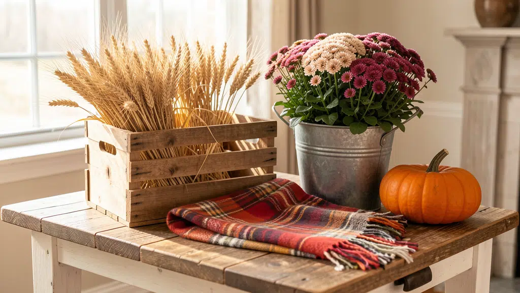 27 Farmhouse Fall Decor Ideas That Make the Season Feel Found farmhouse fall decor